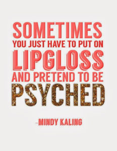 Sunday quote Mindy Kaling – Fashion in my eyes